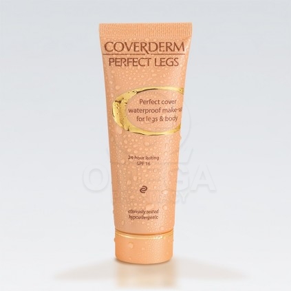 COVERDERM Perfect Legs No.8 SPF 16 Αδιάβροχο Make Up για πόδια & σώμα 50ml