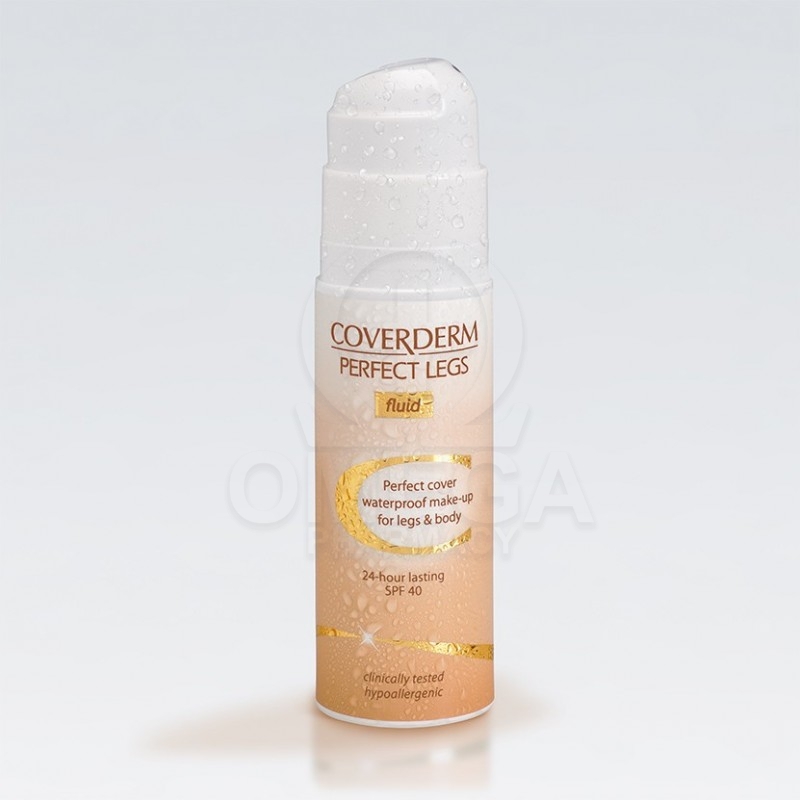 COVERDERM Perfect Legs Fluid SPF40 No.65 Αδιάβροχο make-up για πόδια και σώμα 75ml