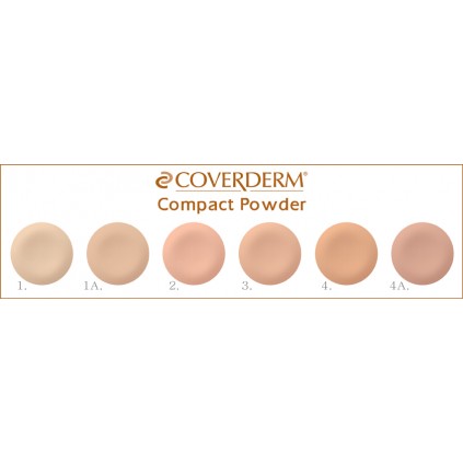 COVERDERM Compact Powder No.1 για Ξηρή-Ευαίσθητη Επιδερμίδα 10gr