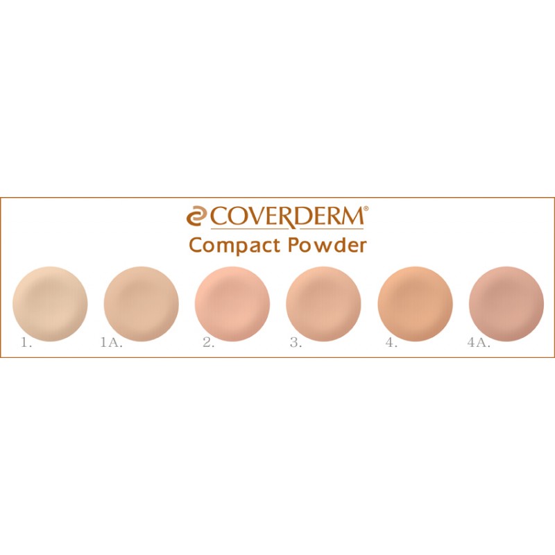 COVERDERM Compact Powder No.4Α για Ξηρή-Ευαίσθητη Επιδερμίδα 10gr