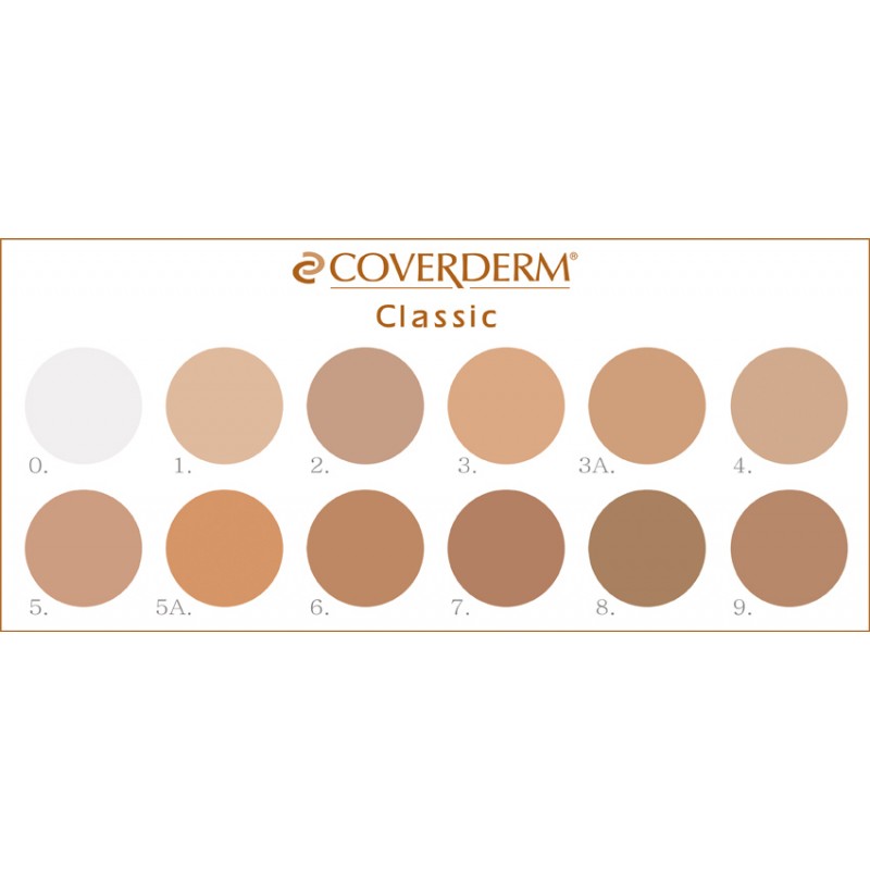 COVERDERM Classic Waterproof Concealing Foundation SPF 30 No.3 make-up για την πλήρη κάλυψη των ατελειών του δέρματος 15ml