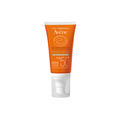 AVENE Solaire Anti-age Dry Touch SPF50+ Αντηλιακή Κρέμα Προσώπου με Αντιγηραντική Δράση 50ml