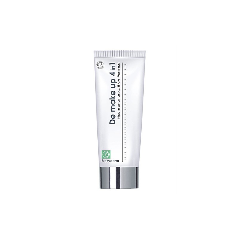 FREZYDERM De-Make Up 4 in 1 Multifunctional Skin Purifier - Γαλάκτωμα Ντεμακιγιάζ & Καθαρισμού 4 σε 1 200ml