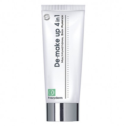 FREZYDERM De-Make Up 4 in 1 Multifunctional Skin Purifier - Γαλάκτωμα Ντεμακιγιάζ & Καθαρισμού 4 σε 1 200ml