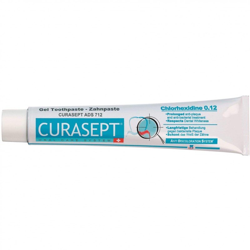 CURASEPT ADS 712 Οδοντόπαστα με Διγλυκονική Χλωρεξιδίνη 0.12% 75ml