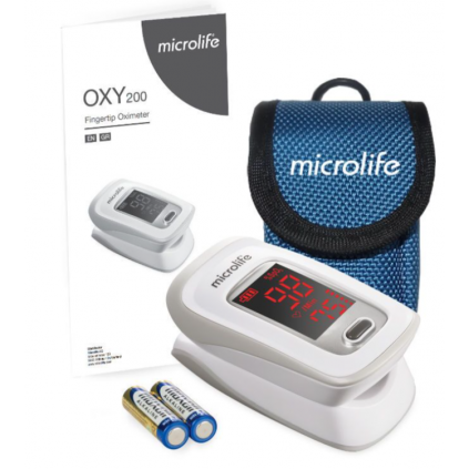 MICROLIFE Oxy 200 Fingertip Pulse Oximeter Παλμικό Οξύμετρο Δακτύλου