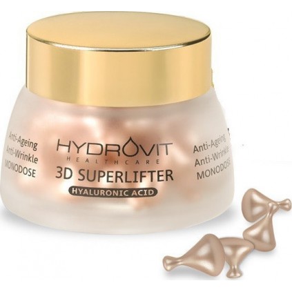 HYDROVIT 3D Superlifter Hyaluronic Acid Monodose Αντιγηραντικός & Αντιρυτιδικός Ορός 60 Μονοδόσεις