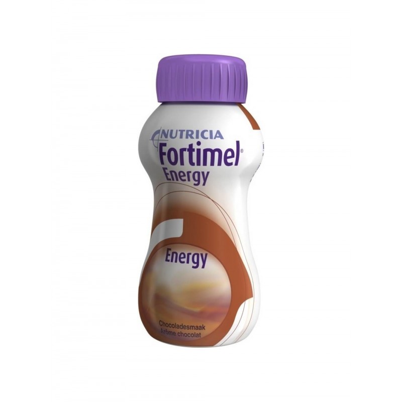 NUTRICIA Fortimel Energy Θρεπτικό Συμπλήρωμα Διατροφής Υψηλής Ενέργειας με Γεύση Σοκολάτα 4x200ml