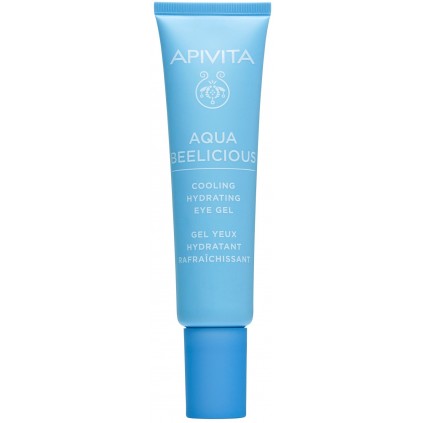 APIVITA Aqua Beelicious Cooling Hydrating Eye Gel Δροσιστικό Gel Ενυδάτωσης για τα Μάτια με Λουλούδια & Μέλι 15ml