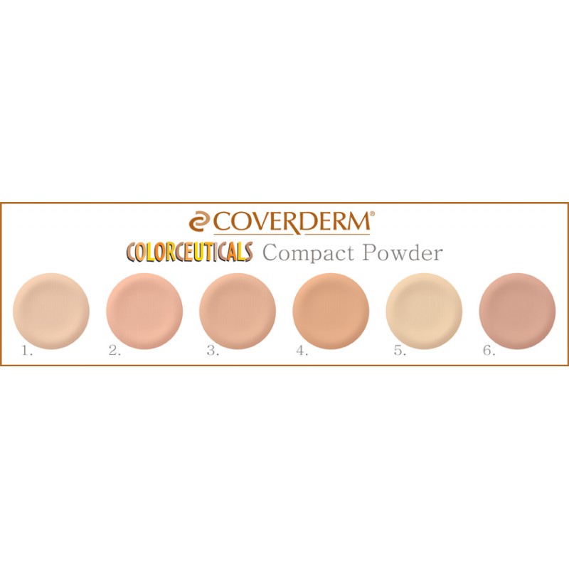 COVERDERM Luminous Compact Powder Skin Whitening Πούδρα για Λεύκανση της Επιδερμίδας, Κατά των Πανάδεων & των Κηλίδων Απόχρωση No 06 με SPF50+ 10gr