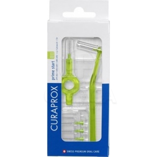 CURAPROX Prime Start 011 Μεσοδόντια Βουρτσάκια σε Πράσινο Χρώμα 5τμχ