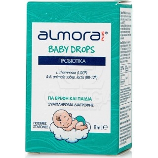 ALMORA PLUS Baby Drops Προβιοτικό σε Σταγόνες 8ml