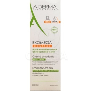 A-DERMA Exomega Control Emollient Cream Μαλακτική Κρέμα Για Το Ξηρό & Ατοπικό Δέρμα Για Σώμα &ι Πρόσωπο 200ml