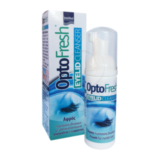 INTERMED Optofresh Eyelid Cleanser Αφρός Περιποίησης Βλεφάρων 50ml