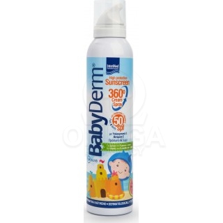 INTERMED Babyderm Sunscreen 360° Cream Spray Παιδικό Αντηλιακό Προσώπου & Σώματος 200ml