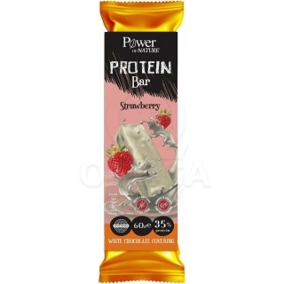 POWER HEALTH Protein Bar Strawberry Μπάρα Πρωτεΐνης με Γεύση Φράουλας 60gr