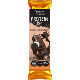POWER HEALTH Protein Bar Cookies & Cream Μπάρα Πρωτεΐνης με Μπισκότο-Κρέμας 60gr