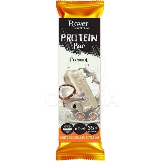 POWER HEALTH Protein Bar Coconut Μπάρα Πρωτεΐνης με Γεύση Καρύδας 60gr