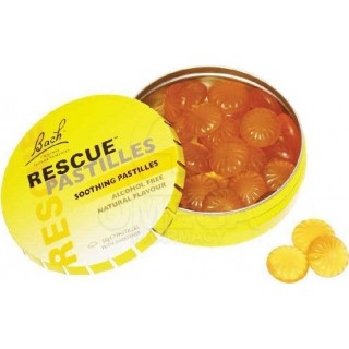 POWER HEALTH Bach Rescue Pastilles, Παστίλιες για το Άγχος και το Στρες με Γεύση Πορτοκάλι 50gr