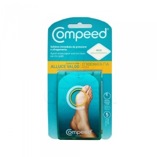 COMPEED Bunions Μεσαία Επιθέματα για Κότσια 5τμχ