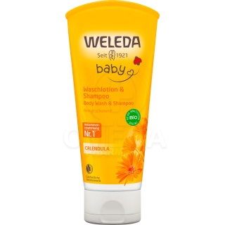 WELEDA Baby Βρεφικό Σαμπουάν & Αφρόλουτρο Καλέντουλας 200ml