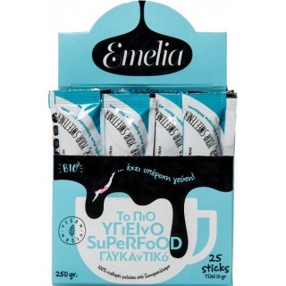 EMELIA 100% Καθαρή Μελάσα από Ζαχαροκάλαμο σε Sticks 25x10gr