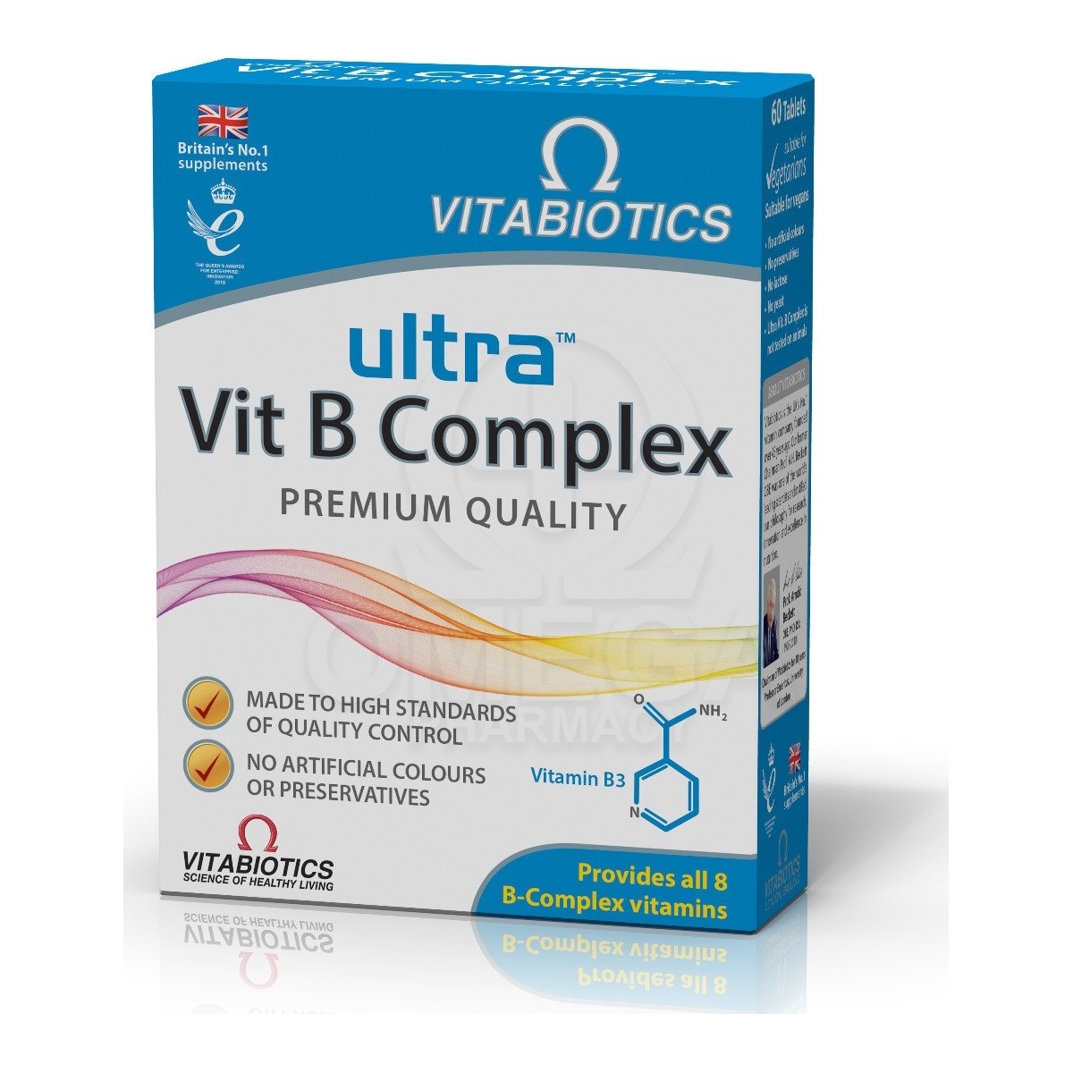 VITABIOTICS Ultra Vit B Complex Premium Quality Συμπλήρωμα Διατροφής με