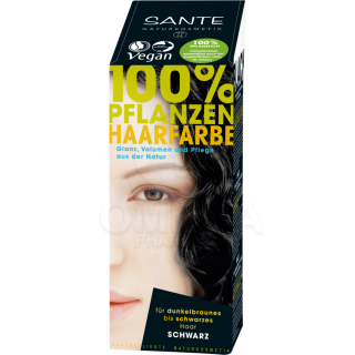 SANTE Φυτική Βαφή Μαλλιών Απόχρωση Μαύρο 100gr