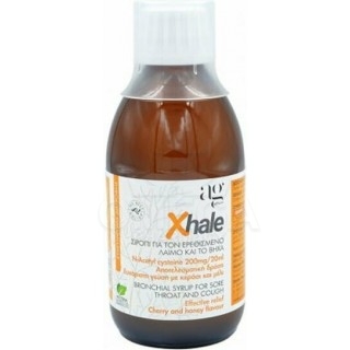 AG PHARM Xhale Syrup Συμπλήρωμα Διατροφής σε Μορφή Σιροπιού για τον Ερεθισμένο Λαιμό, 250ml