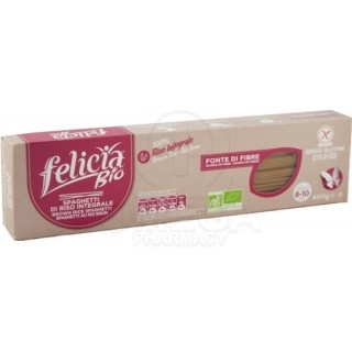 FELICIA Βιολογικά Σπαγγέτι Καστανού Ρυζιού Χωρίς Γλουτένη 400gr