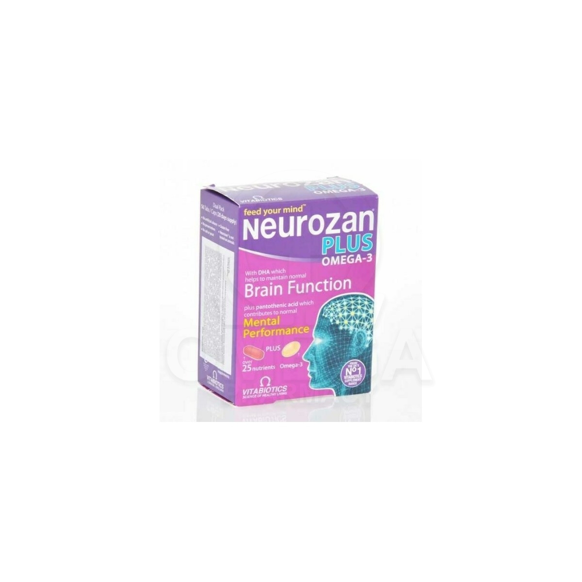 VITABIOTICS Neurozan Plus Omega 3 Συμπλήρωμα Διατροφής για Σωστή
