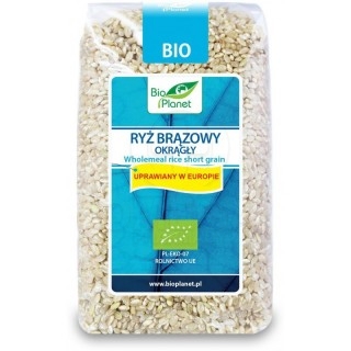 BIO PLANET Βιολογικό Καστανό Ρύζι Κοντό 1kg