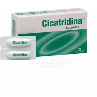 CICATRIDINA Supposte Ορθικά Υπόθετα για Επούλωση του Βλεννογόνου 10x2gr