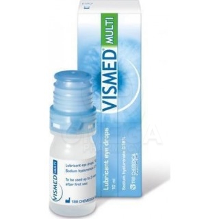 TRB CHEMEDICA Vismed Multi Lubricant Eye Drops Οφθαλμικές Σταγόνες με Υαλουρονικό Νάτριο 0,18%, 10ml