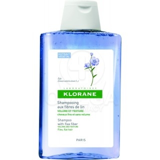 KLORANE Flax Fiber Volume & Texture Shampoo BIO Σαμπουάν με Ίνες Λιναριού για Όγκο 400ml