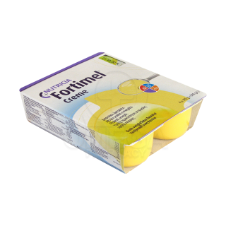 NUTRICIA FORTIMEL Creme Συμπλήρωμα Διατροφής Υψηλής Περιεκτικότητας σε Πρωτεϊνη & Ενέργεια με Γεύση Βανίλια  4τμχ x 125gr
