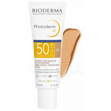 BIODERMA Photoderm M Αντηλιακή Κρέμα-Gel Προσώπου Απόχρωση Golden (Doree) με SPF50+ Κατά της Υπερμελάγχρωσης 40ml