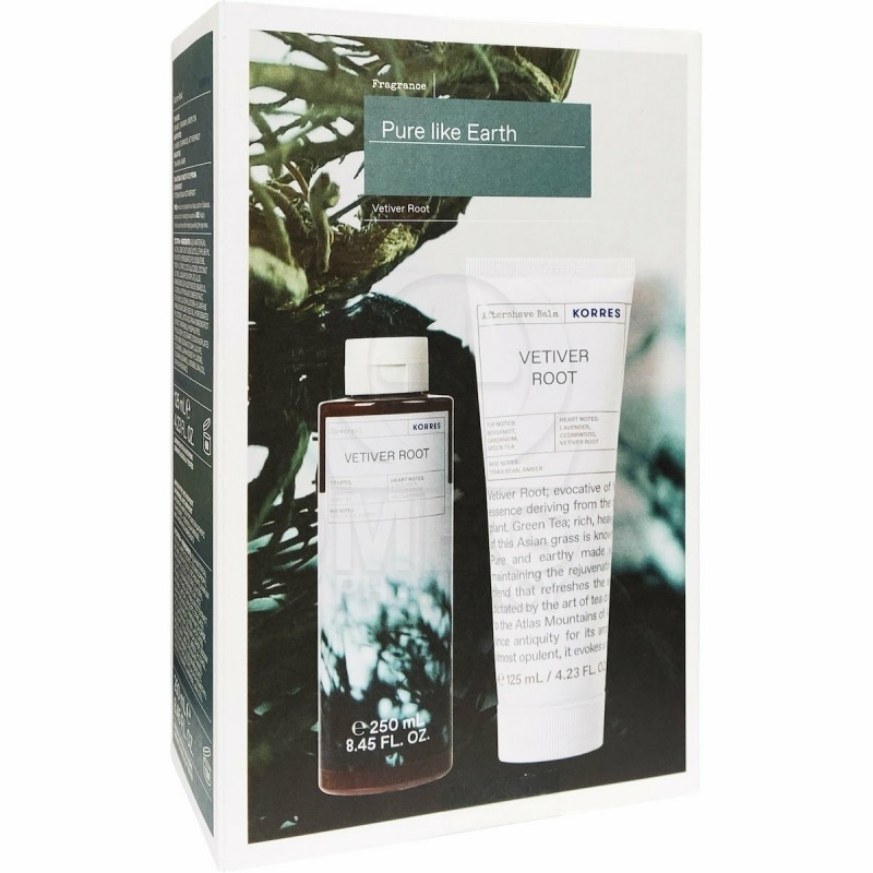 KORRES Promo Pack Vetiver Root με Aftershave Balm 125ml & Αφρόλουτρο 250ml