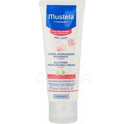 MUSTELA Soothing Moisturizing Face Cream Καταπραϋντική Kρέμα Eνυδάτωσης για το Πρόσωπο για Ευαίσθητο Δέρμα 40ml