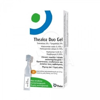 THEA Thealoz Duo Gel Λιπαντικό & Αναπλαστικό Τζελ Ματιών 30 x 0.4g