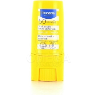 MUSTELA High Protection Sun Stick SPF50 Αντηλιακό Στικ Υψηλής Προστασίας 9ml