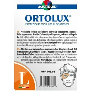 MASTER AID Ortolux Air Οφθαλμικό Επίθεμα Large σε Μπεζ Χρώμα 1τμχ