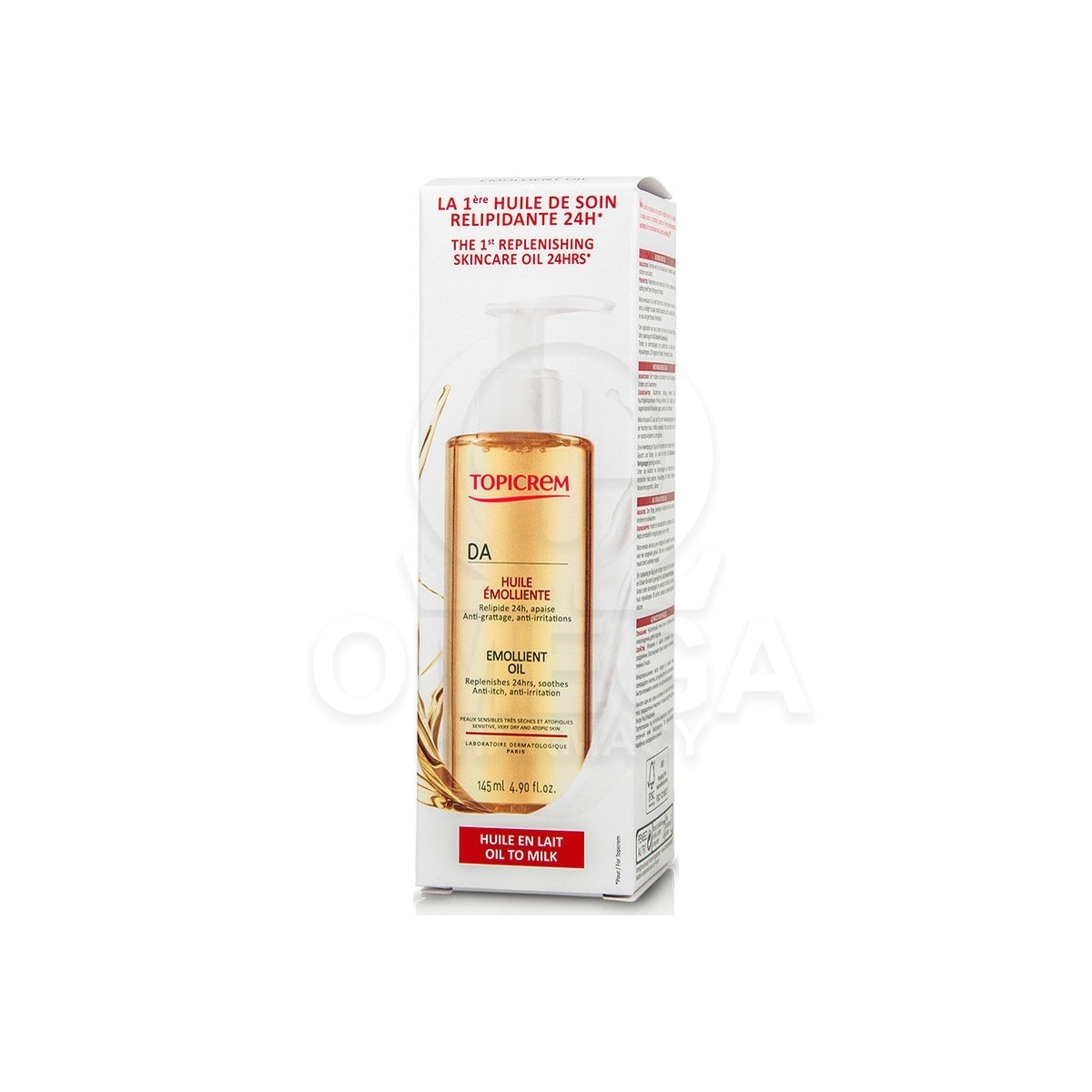 TOPICREM DA Emollient Oil for Atopic Skin 145ml