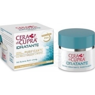 CERA DI CUPRA Idratante Crema Illuminante Κρέμα 24ης Ενυδάτωσης για Μικτές/Λιπαρές Επιδερμίδες, 50ml