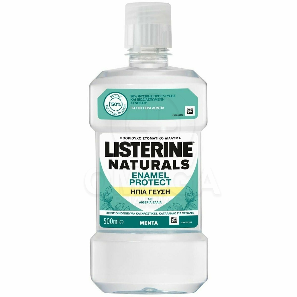 LISTERINE Naturals Enamel Protect Mild Taste 500ml