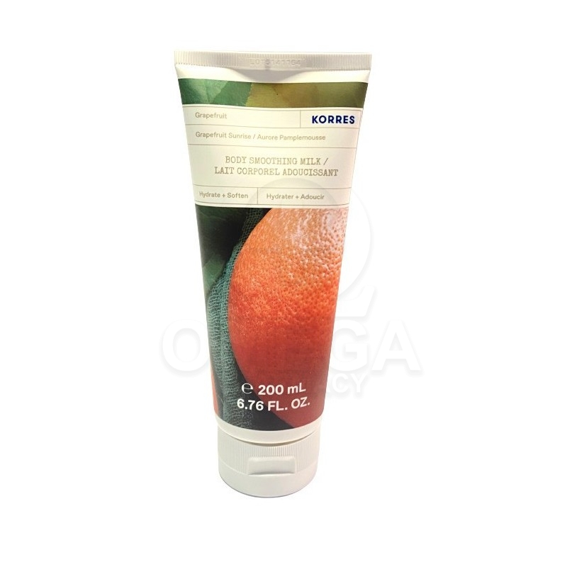 KORRES Body Smoothing Milk Ενυδατικό Γαλάκτωμα Σώματος Γκρέιπφρουτ 200ml
