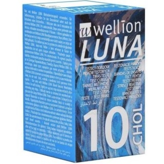 WELLION Luna CHOL Ταινίες Μέτρησης Χοληστερίνης 10τμχ