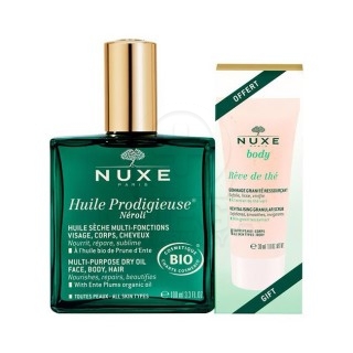 NUXE Promo Pack Bio Huile Prodigieuse Neroli 100ml + ΔΩΡΟ Body Reve De The Revitalising Granular Scrub 30ml