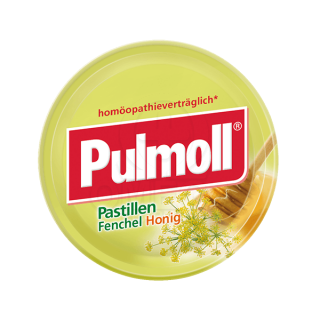 PULMOLL Καραμέλες με Μέλι & Μάραθο Μαλακώνουν & Ανακουφίζουν το Λαιμό 75gr