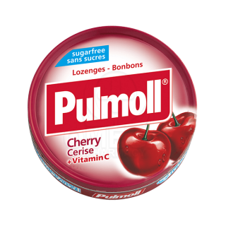 PULMOLL Καραμέλες Κεράσι & Βιταμίνη C για το Βήχα, τον Πονόλαιμο, την Τόνωση Ανοσοποιητικού - Χωρίς Ζάχαρη 45gr